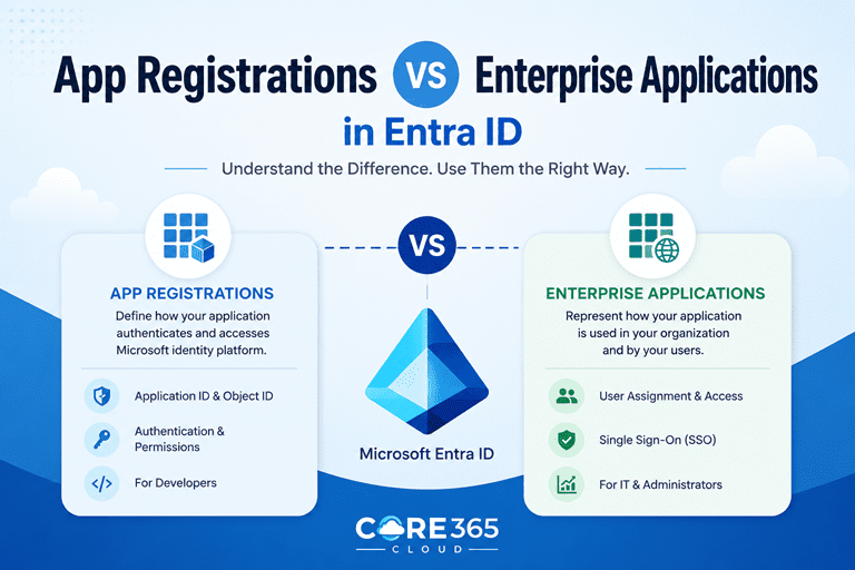 App Registrations vs Enterprise Applications in Entra ID | Core365 Cloud